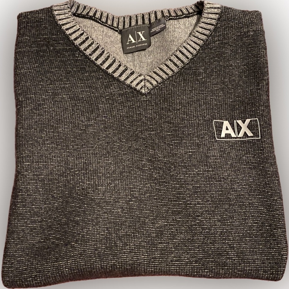Armani Exchange shirt V-neck - Picture 2 of 7